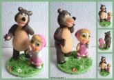MASHA E O URSO 11cms JARDIM BISCUIT BTP6.20/1664