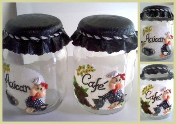 POTE DE VIDRO 1.300ml CAFE VDB12.02/0 DANGOLA