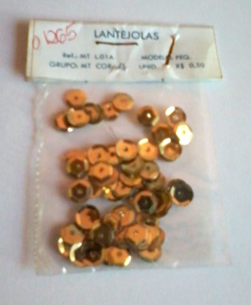 LANTEJOULAS PEQ. OURO L.01A/01265